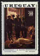 Uruguay 1971 70th Death Anniversary of,Juan Blanes (artist) 50p unmounted mint, SG 1455