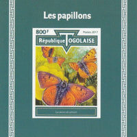 Togo 2017 Butterflies #4 imperf deluxe sheet unmounted mint. Note this item is privately produced and is offered purely on its thematic appeal.