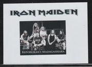 Madagascar 2018 Iron Maiden imperf souvenir sheet unmounted mint. Note this item is privately produced and is offered purely on its thematic appeal.