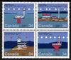 Canada 1986 Lighthouses - 2nd series se-tenant block of 4 unmounted mint, SG 1176-79