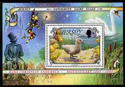 Jersey 2005 Fairy Tales - The Ugly Duckling perf m/sheet unmounted mint, SG MS 1200