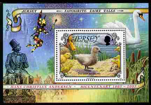 Jersey 2005 Fairy Tales - The Ugly Duckling perf m/sheet unmounted mint, SG MS 1200