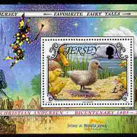 Jersey 2005 Fairy Tales - The Ugly Duckling perf m/sheet with Jersey at Nordia imprint unmounted mint, as SG MS 1200