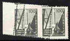 Turkey 1959 Cement Factory 100k horizontal marginal pair with crazy perfs due tp paper fold, unmounted mint and spectacular