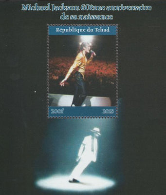 Chad 2018 Michael Jackson #1 perf souvenir sheet unmounted mint. Note this item is privately produced and is offered purely on its thematic appeal.