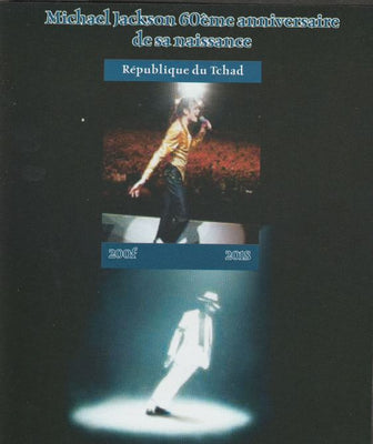Chad 2018 Michael Jackson #1 imperf souvenir sheet unmounted mint. Note this item is privately produced and is offered purely on its thematic appeal.