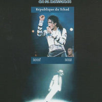 Chad 2018 Michael Jackson #2 imperf souvenir sheet unmounted mint. Note this item is privately produced and is offered purely on its thematic appeal.