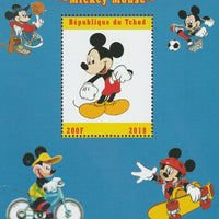 Chad 2018 Mickey Mouse perf souvenir sheet unmounted mint. Note this item is privately produced and is offered purely on its thematic appeal.