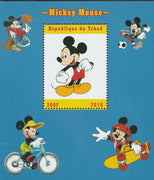 Chad 2018 Mickey Mouse perf souvenir sheet unmounted mint. Note this item is privately produced and is offered purely on its thematic appeal.