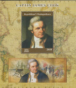 Madagascar 2018 Capt James Cook imperf souvenir sheet unmounted mint. Note this item is privately produced and is offered purely on its thematic appeal.