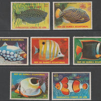 Equatorial Guinea 1979 Tropical Fish perf set of 7 unmounted mint,Mi 1469-75