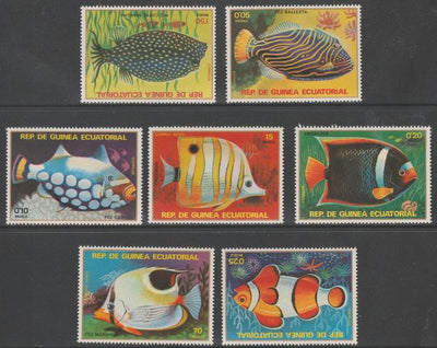 Equatorial Guinea 1979 Tropical Fish perf set of 7 unmounted mint,Mi 1469-75