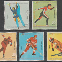 Equatorial Guinea 1978 Lake Placid Olympic Winter Games perf set of 5 unmounted mint Mi 1308-1312