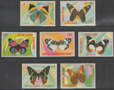 Equatorial Guinea 1976 Butterflies perf set of 7 unmounted mint Mi 1025-1031