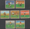 Equatorial Guinea 1977 Football World Cup 'Argentina 78' perf set of 7 values only (ex 10e) Mi 153-60 unmounted mint
