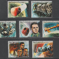 Equatorial Guinea 1972 Space Research perf set of 7 values unmounted mint, Mi 190-196