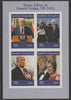 Madagascar 2019 Donald Trump's visit to UK imperf sheet containing 4 values unmounted mint.