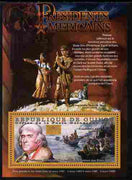 Guinea - Conakry 2010-11 Presidents of the USA #03 - Thomas Jefferson perf s/sheet unmounted mint