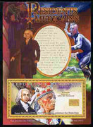 Guinea - Conakry 2010-11 Presidents of the USA #04 - James Madison perf s/sheet unmounted mint