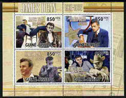 Guinea - Bissau 2010 James Dean perf sheetlet containing 4 values unmounted mint