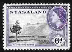 Nyasaland 1953-54 Tea Estate 6d P12 unmounted mint, SG 180