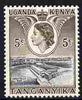 Kenya, Uganda & Tanganyika 1954-59 Owen Falls Dam 5c unmounted mint, SG 167