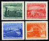 Yugoslavia 1949 Railway Centenaryperf set of 4 mounted mint, SG 631-33a