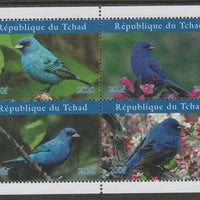 Chad 2020 The Bluebird perf sheetlet containing 4 values unmounted mint. Note this item is privately produced and is offered purely on its thematic appeal, it has no postal validity