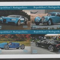 Madagascar 2020 Cars imperf sheetlet containing 4 values unmounted mint. Note this item is privately produced and is offered purely on its thematic appeal, it has no postal validity