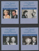 Madagascar 2020 John Kennedy & Marilyn Monroe set of 4 imperfm/sheets. Note this item is privately produced and is offered purely on its thematic appeal, it has no postal validity