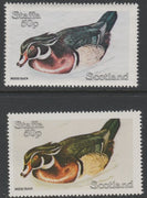 Staffa 1979 Ducks - Wood Duck 50p perf single showing a superb shade apparently due to a dry print of the yellow complete with normal both unmounted mint