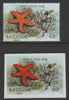 Barbuda 1987 Marine Life 60c Thorny Starfish die proof in all 4 colours on Cromalin plastic card complete with issued stamp (SG 965). Cromalin proofs are an essential part of the printing proces, produced in very limited numbers a……Details Below
