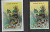 Barbuda 1987 Marine Life $5 Barred Hamlet die proof in all 4 colours on Cromalin plastic card complete with issued stamp (SG 970). Cromalin proofs are an essential part of the printing proces, produced in very limited numbers and ……Details Below
