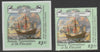 St Vincent - Bequia 1988 Explorers $3.50 Christopher Columbus' Santa Maria die proof in all 4 colours on Cromalin plastic card (ex archives) complete with issued stamp. Cromalin proofs are an essential part of the printing proces,……Details Below