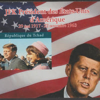 Chad 2020 JFK President of United States of America #1 - imperf delexe sheet unmounted mint. Note this item is privately produced and is offered purely on its thematic appeal