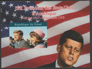 Chad 2020 JFK President of United States of America #1 - imperf delexe sheet unmounted mint. Note this item is privately produced and is offered purely on its thematic appeal