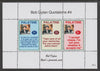 Palatine (Fantasy) Quotations by Bob Dylan #4 perf deluxe glossy sheetlet containing 3 values each with a famous quotation,unmounted mint
