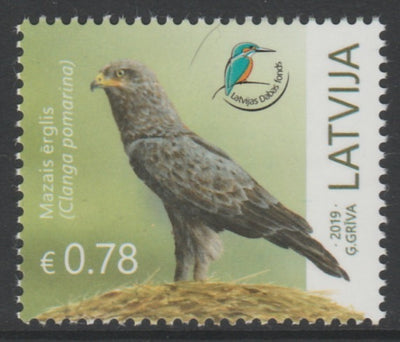 Latvia 2019 Lesser Spotted Eagle unmounted mint
