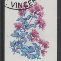 St Vincent 1985 Herbs & Spices 35c Sweet Marjoram imperf proof in cyan & magenta only, fine used with part St Vincent cancellation, produced for a promotion. Ex Format archives (as SG 869)