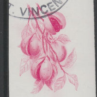 St Vincent 1985 Herbs & Spices $1 Nutmeg imperf proof in magenta only, fine used with part St Vincent cancellation, produced for a promotion. Ex Format archives (as SG 870)
