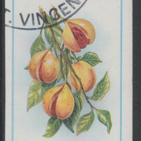St Vincent 1985 Herbs & Spices $1 Nutmeg imperf proof in 3 colours only (yellow, cyan & magenta), fine used with part St Vincent cancellation, produced for a promotion. Ex Format archives (as SG 870)