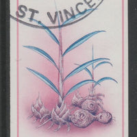 St Vincent 1985 Herbs & Spices $3 Gingeri mperf proof in cyan & magenta only, fine used with part St Vincent cancellation, produced for a promotion. Ex Format archives (as SG 871)