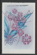 St Vincent 1985 Orchids $3 imperf proof in magenta & cyan only, fine used with part St Vincent cancellation, produced for a promotion. Ex Format International archives (as SG 853)