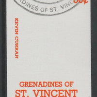 St Vincent - Grenadines 1988 International Tennis Players 50c Kevin Curran imperf proof in orange only, fine used with part St Vincent Grenadines cancellation, produced for a promotion. Ex Format archives (as SG 583)