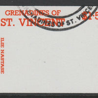 St Vincent - Grenadines 1988 International Tennis Players $1.50 Ilie Nastase imperf proof in orange only, fine used with part St Vincent Grenadines cancellation, produced for a promotion. Ex Format archives (as SG 586)