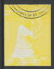 St Vincent - Grenadines 1988 International Tennis Players $3 Bjorn Borg imperf proof in yellow only, fine used with part St Vincent Grenadines cancellation, produced for a promotion. Ex Format archives (as SG 588)