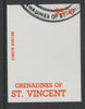 St Vincent - Grenadines 1988 International Tennis Players $3 Bjorn Borg imperf proof in orange only, fine used with part St Vincent Grenadines cancellation, produced for a promotion. Ex Format archives (as SG 588)