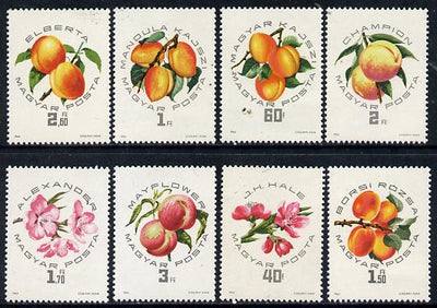 Hungary 1964 Peaches & Apricots perf set of 8 unmounted mint, Mi 2044-51*