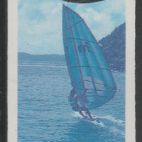 St Vincent 1988 Tourism 10c Windsurfing imperf proof in magenta & cyan only, fine used with part St Vincent cancellation, produced for a promotion. Ex Format International archives (as SG 1133)