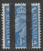Great Britain 1950-52 KG6 1d light ultramarine overprinted with Post Office Training School Bars, as SG 504